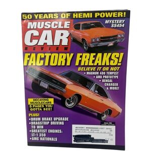 MUSCLE CAR REVIEW Magazine - January 2002 Issue - Hemi Power - Muscle cars